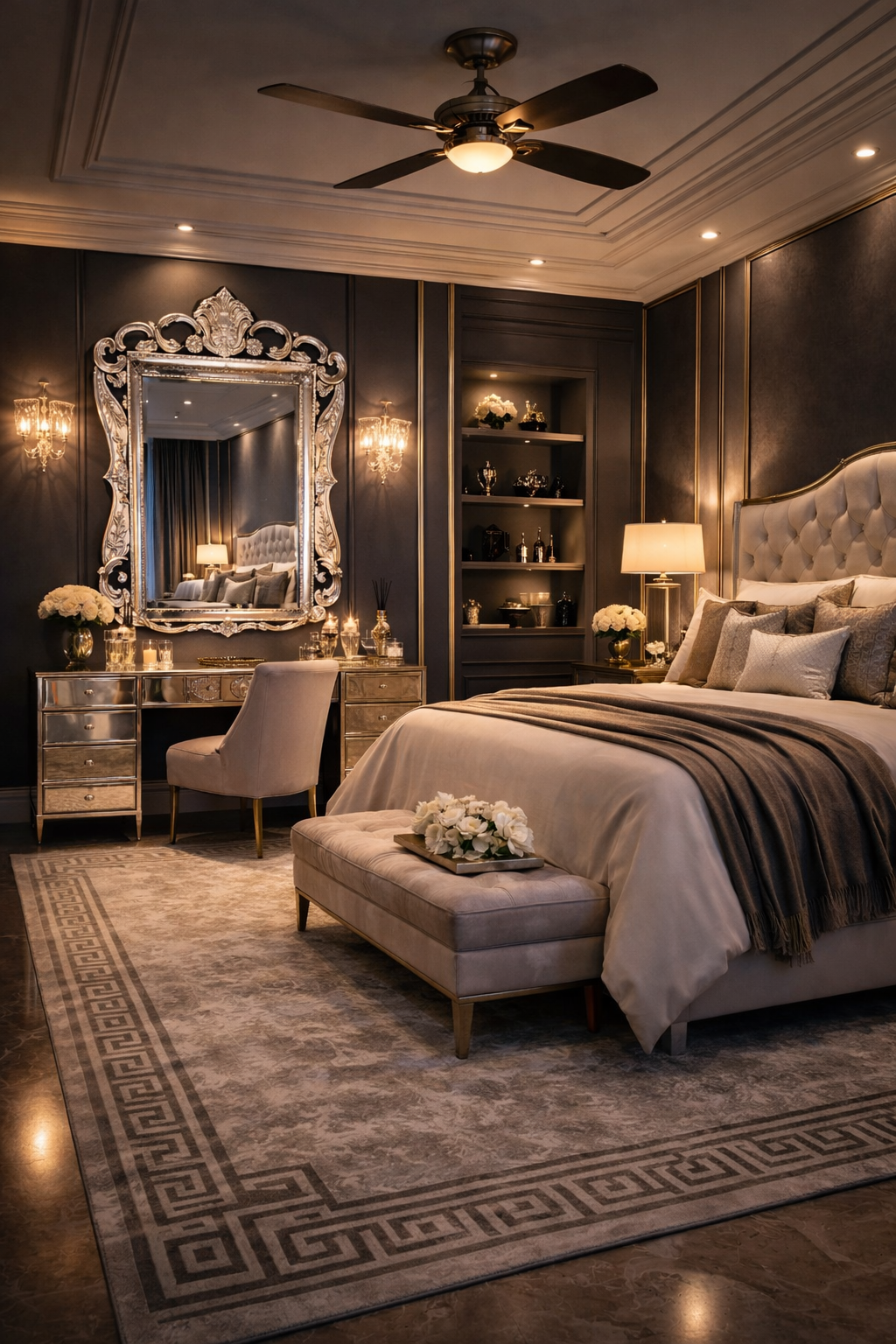 Rustic Floral Charm Mirror thumbnail